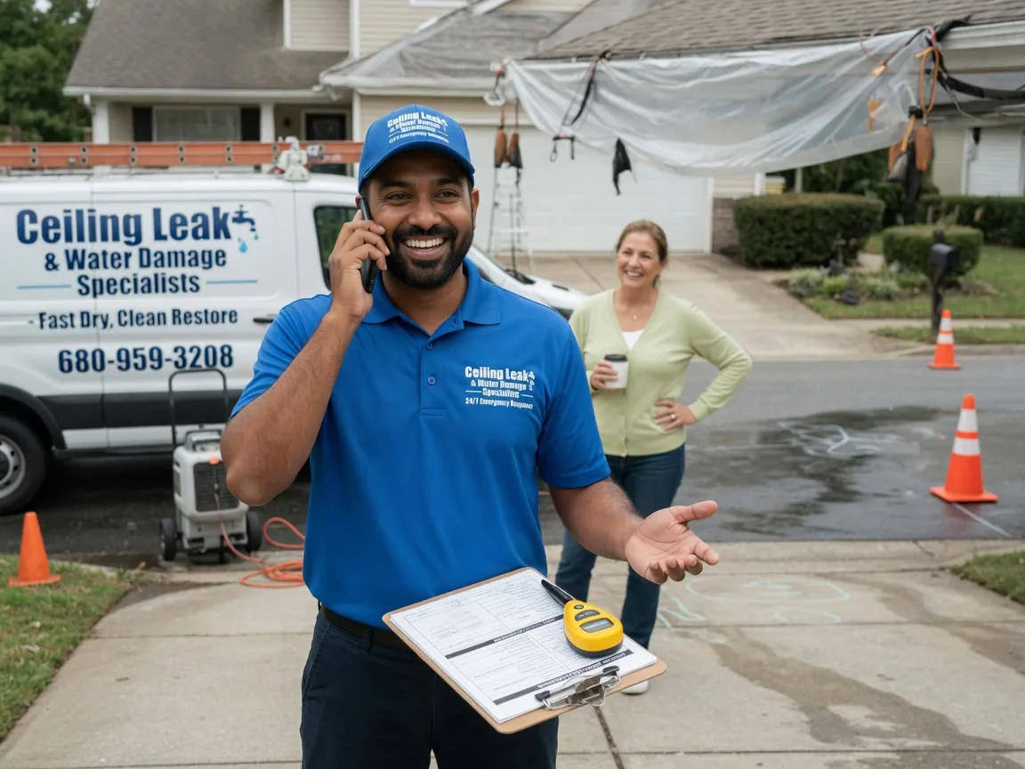 Ceiling Leak Cleanup Osage, WY FAQs